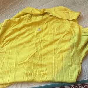 lululemon athletica Yellow Long Sleeve Top